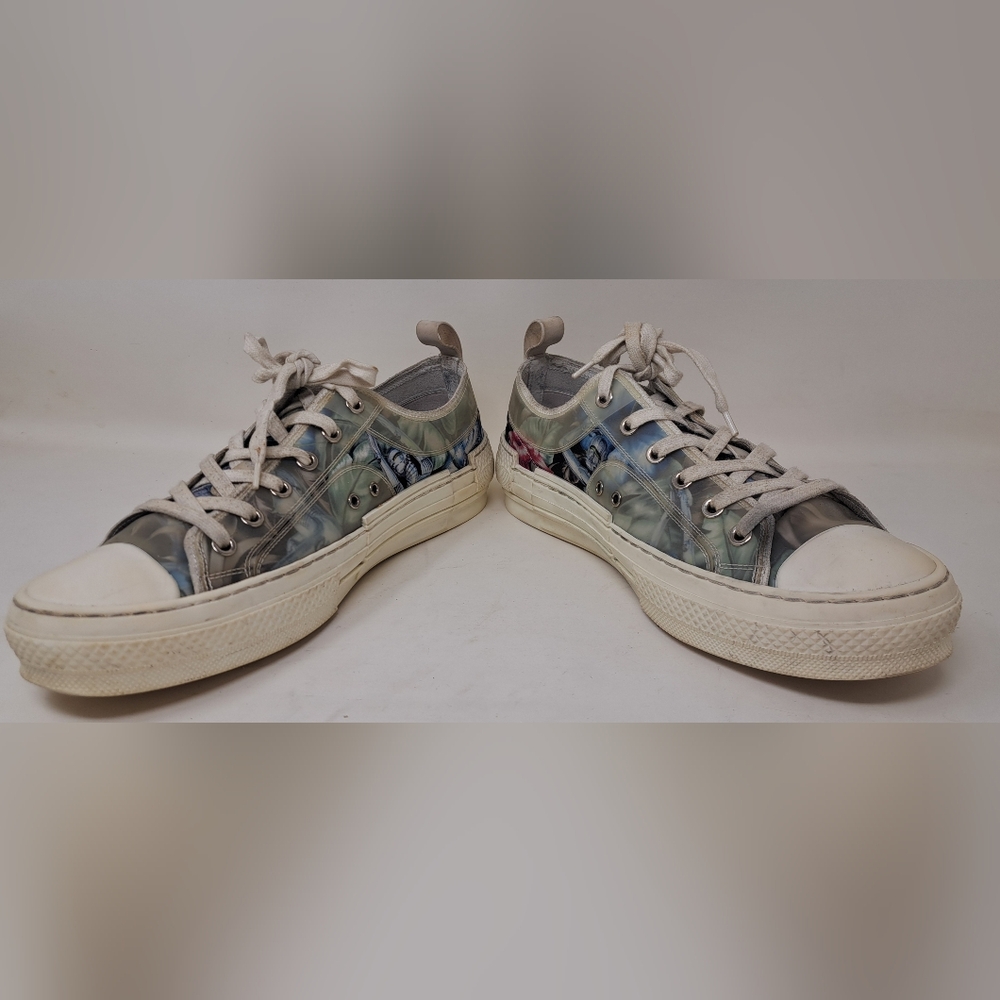Dior x Sorayama Men's B23 Robot Floral Sneaker Shoes Lace Ups Size 8 US 41 EU - Picture 6 of 16
